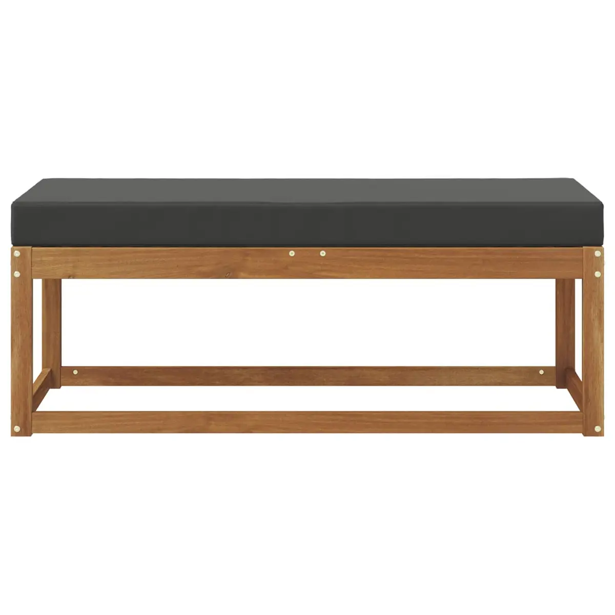 Outdoor Stool Bench Solid Acacia Wood Brown