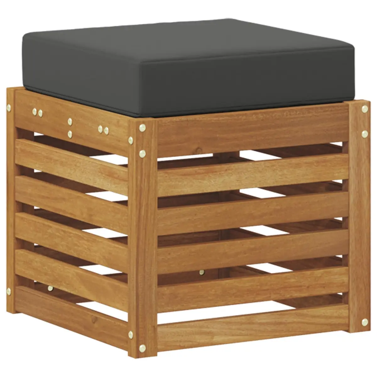 Modular Outdoor Sectional Sofa Set in Natural Wood