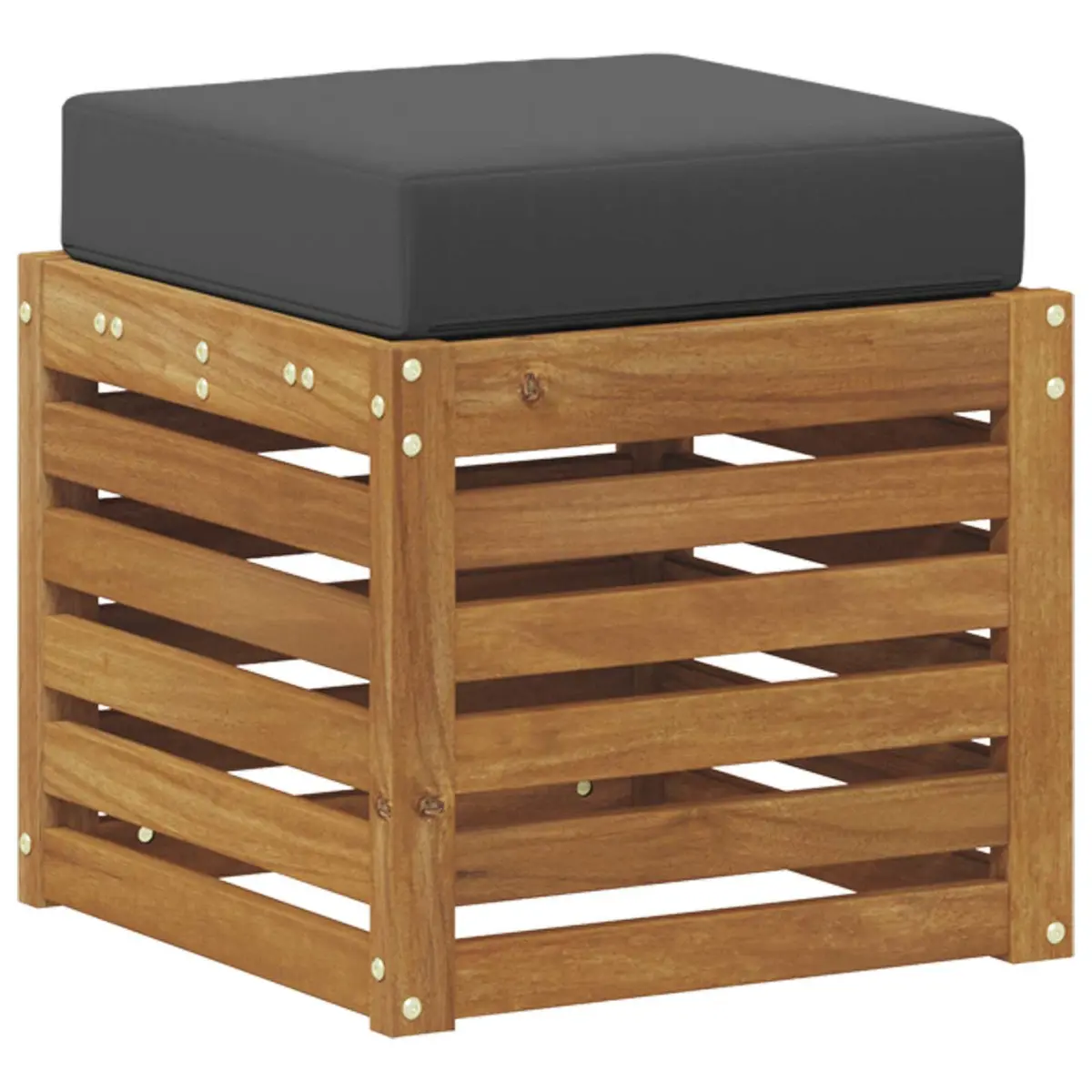 Modular Outdoor Sectional Sofa Set in Natural Wood