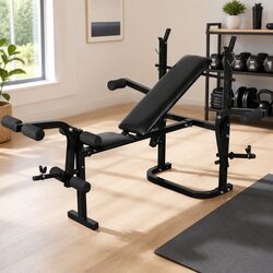 Adjustable Weight Bench for Strength Training and Safety