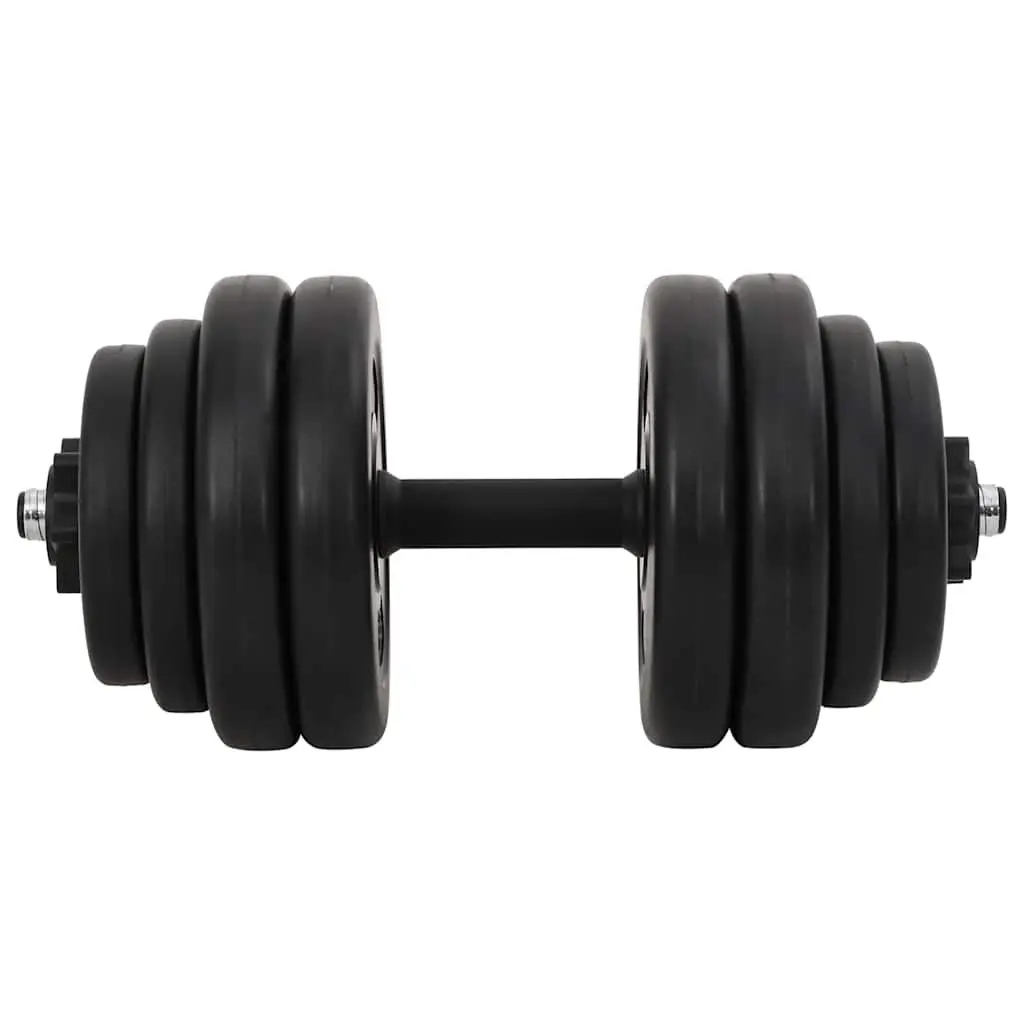 Dumbbells Plastic Coated 2x15kg Red