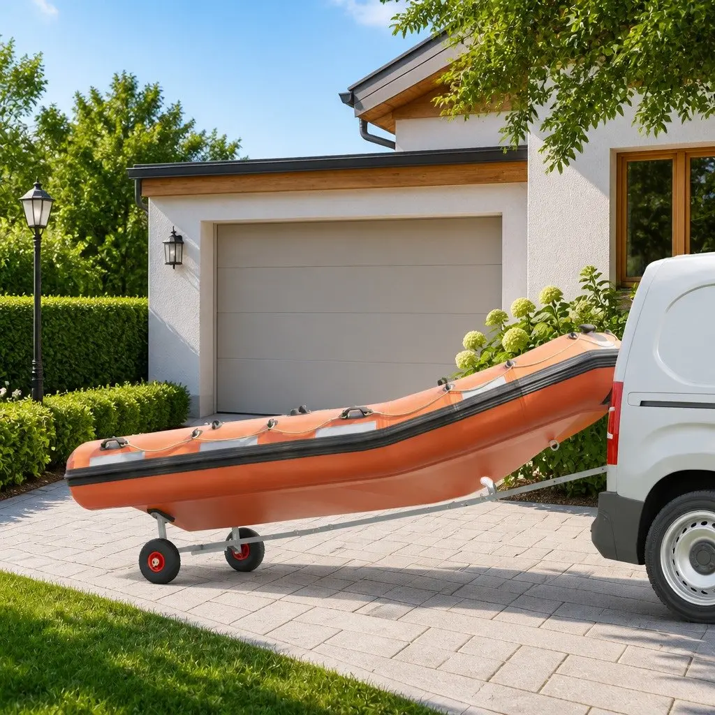 Boat Trailer with 160 kg Capacity for Small Vessels