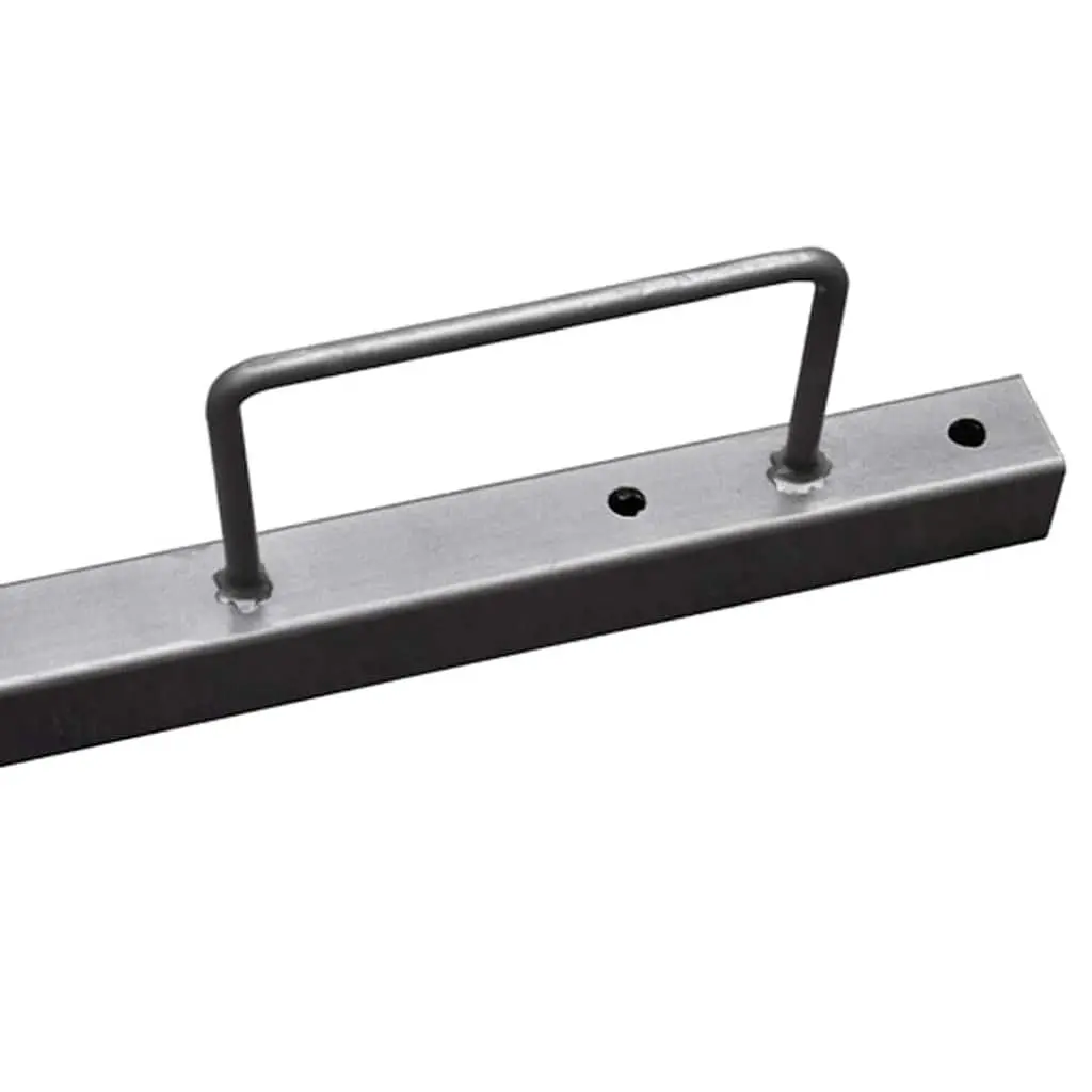 Boat Trailer Adjustable Frame Pneumatic Tyres Black 160 kg Capacity for Small Vessels