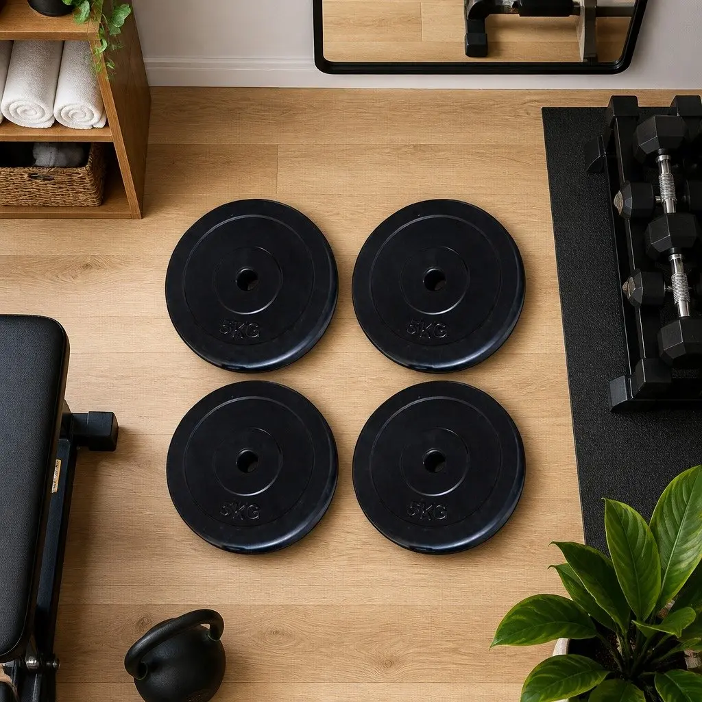 4 Piece Weight Plates Set for Home Gym