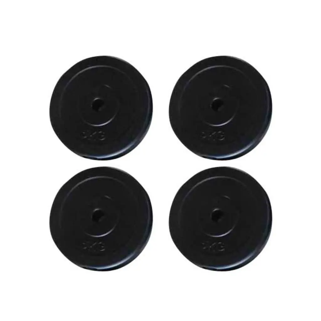 4 Piece Weight Plates Set for Home Gym