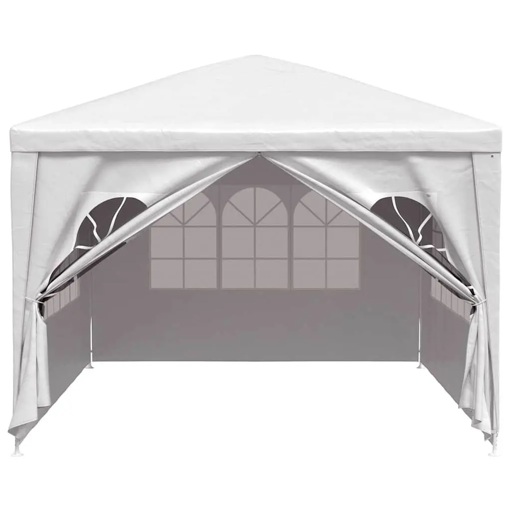Party Tent Polyethylene 3x4m White Garden Gazebo Canopy
