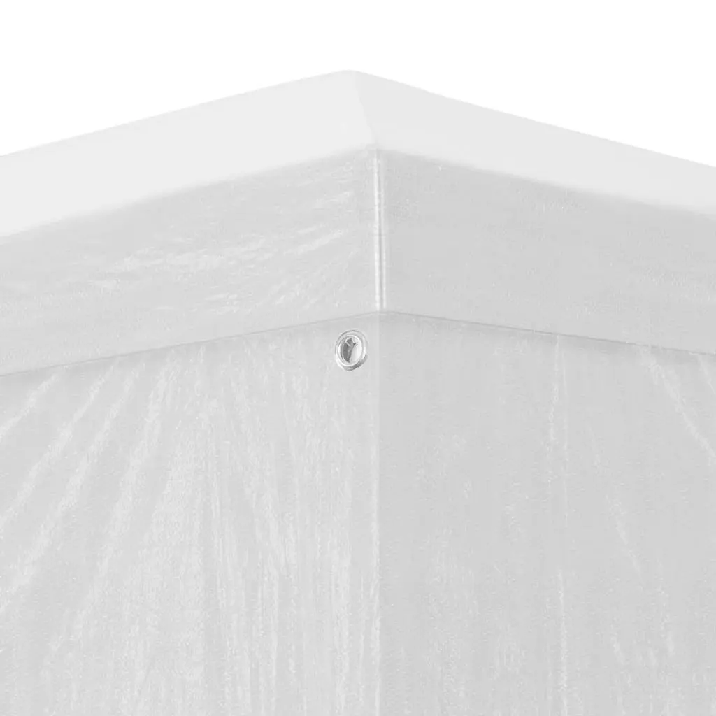 Party Tent Polyethylene 3x4m White Garden Gazebo Canopy
