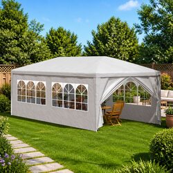 Durable 3x6m White Party Tent for Outdoor Events