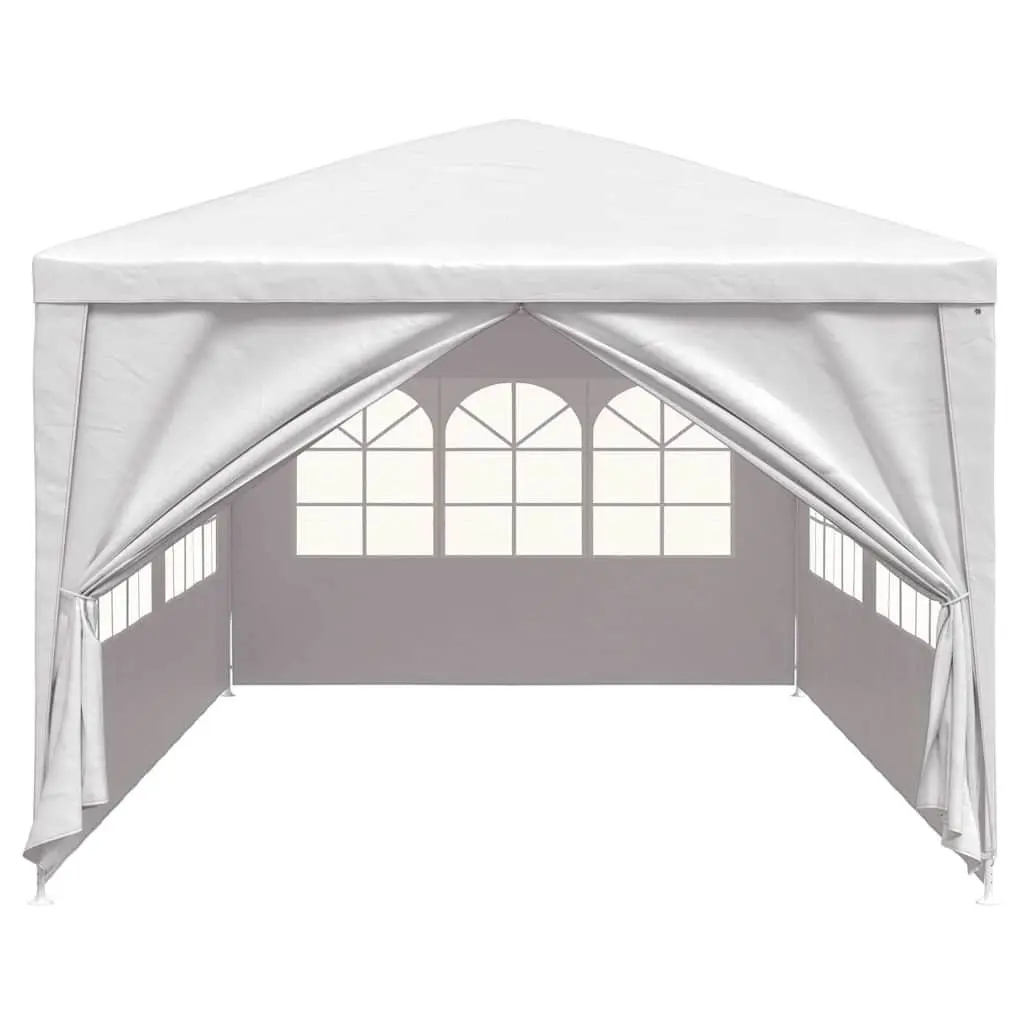 Party Tent Polyethylene 3x6m White Outdoor Marquee Gazebo Garden Canopy Pavilion