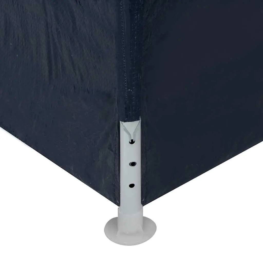 Party Tent Polyethylene 3x9m Blue Outdoor Gazebo with Panels Door