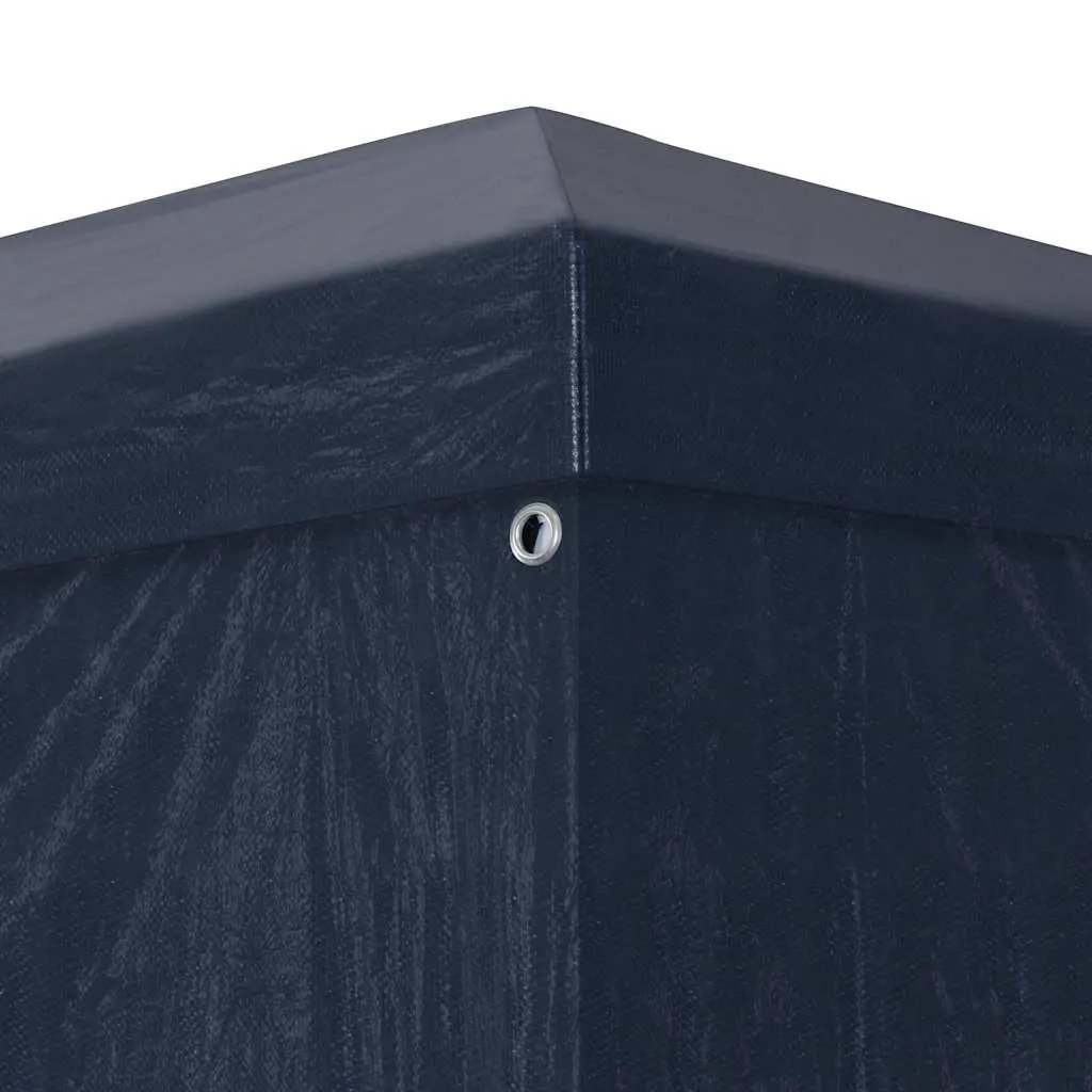 Party Tent Polyethylene 3x9m Blue Outdoor Gazebo with Panels Door