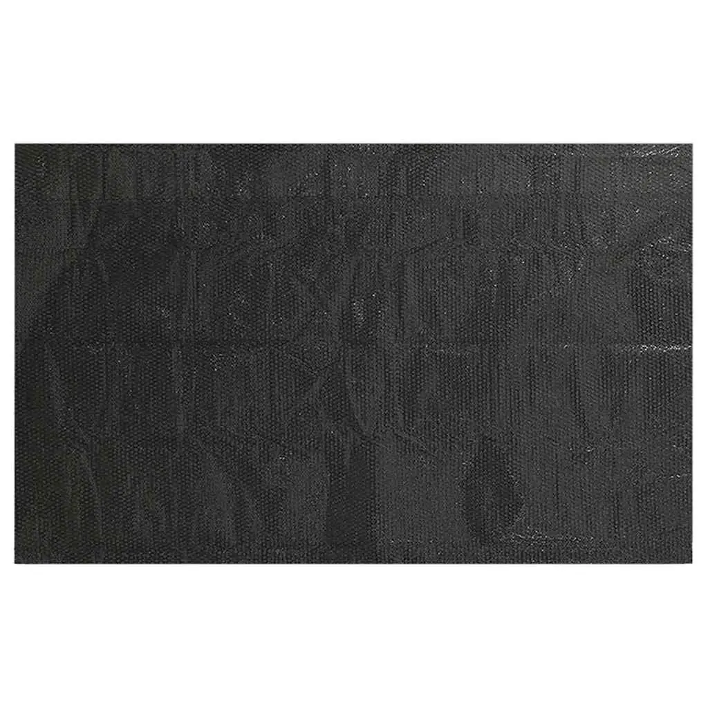 Solar Pool Cover PE 10 x 5m Black Floating Rectangular Bubble Heater Blanket