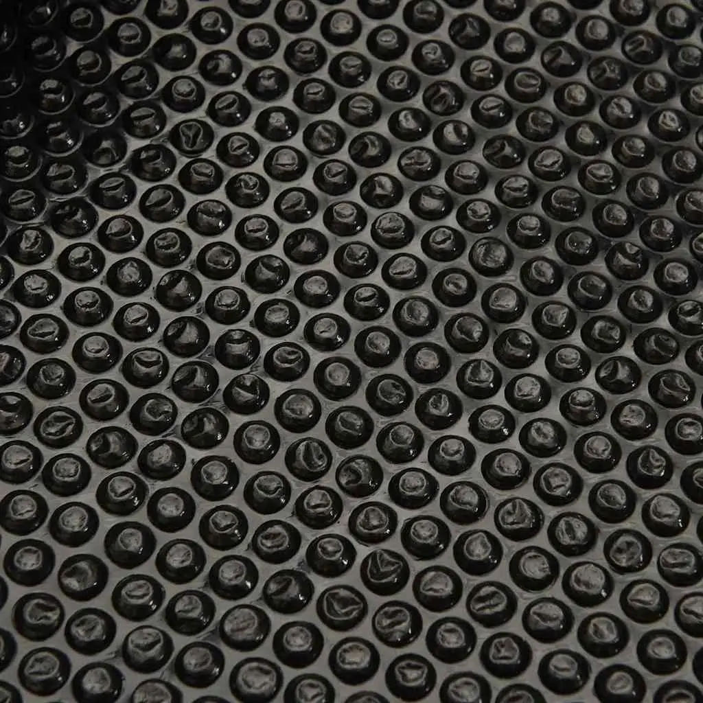 Solar Pool Cover PE 10 x 5m Black Floating Rectangular Bubble Heater Blanket