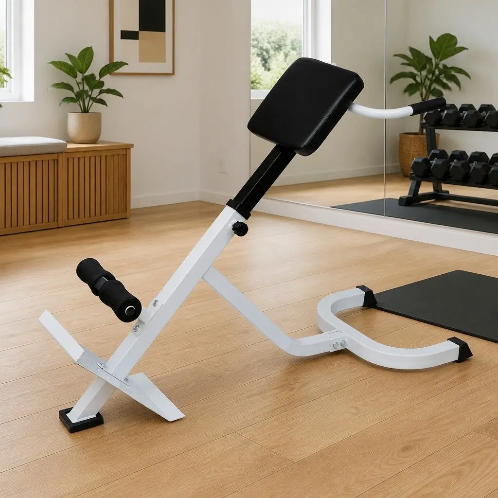 Adjustable Height Back Extension Bench for Home Gym