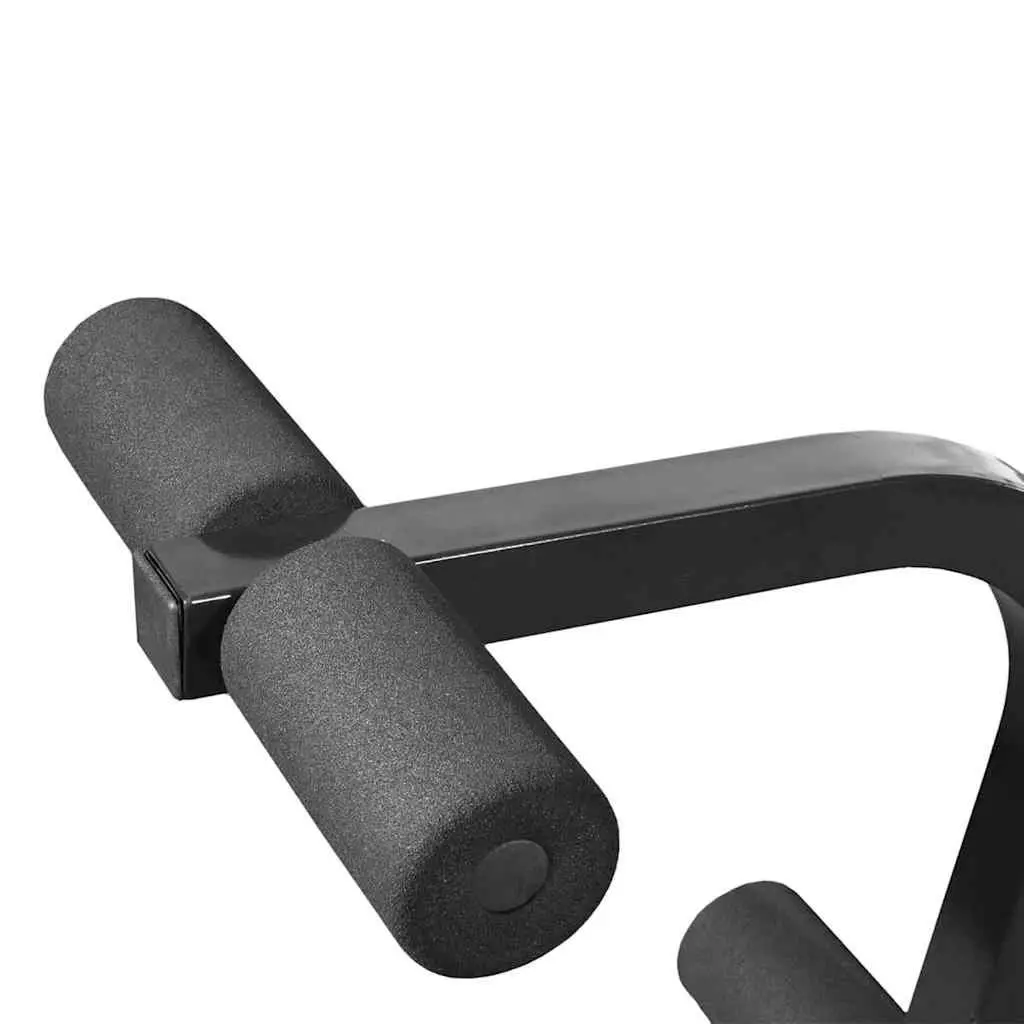 Fitness Workout Bench Grey Home Gym Exercise Equipment Weightlifting Station