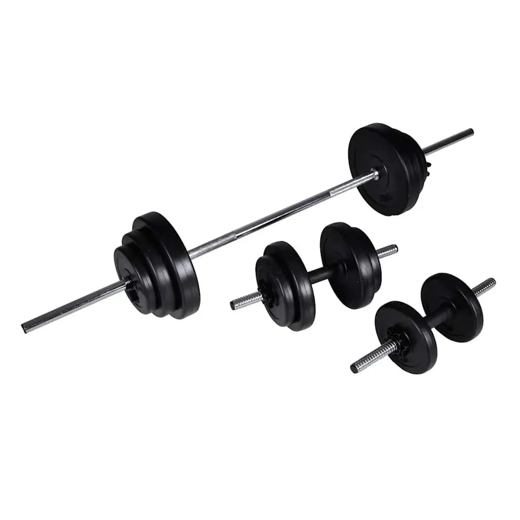 30.5kg Barbell Dumbbell Weight Set