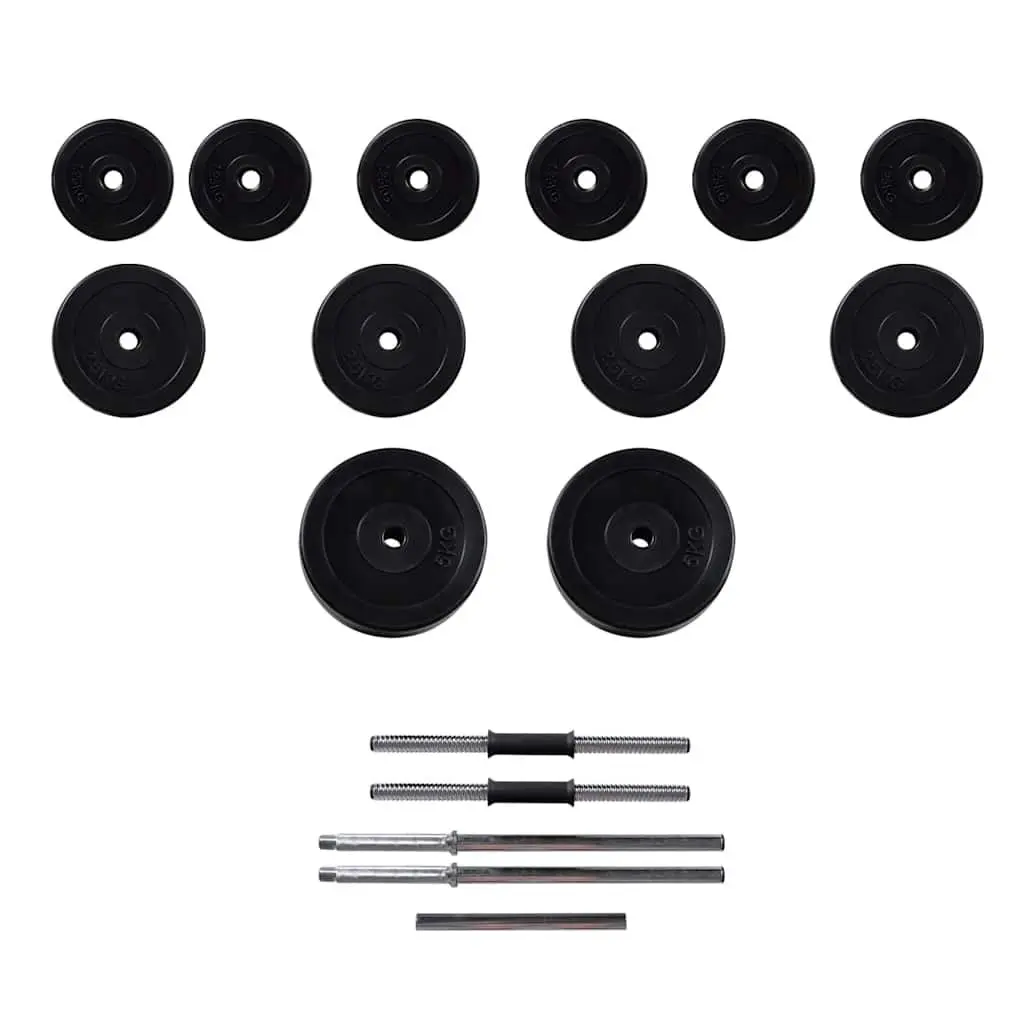 30.5kg Barbell Dumbbell Weight Set