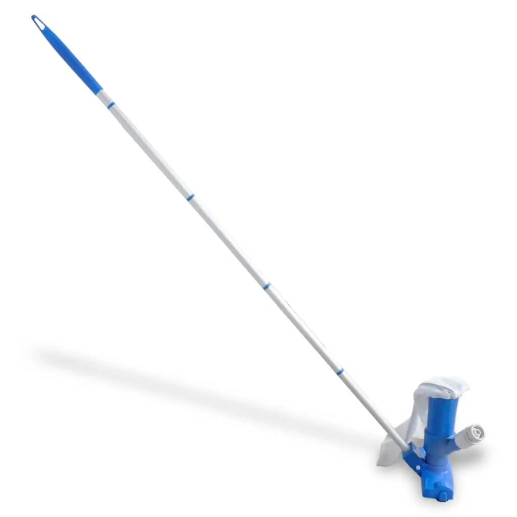 Adjustable Pool Vacuum Cleaner with Garden Hose Connection for Debris Removal