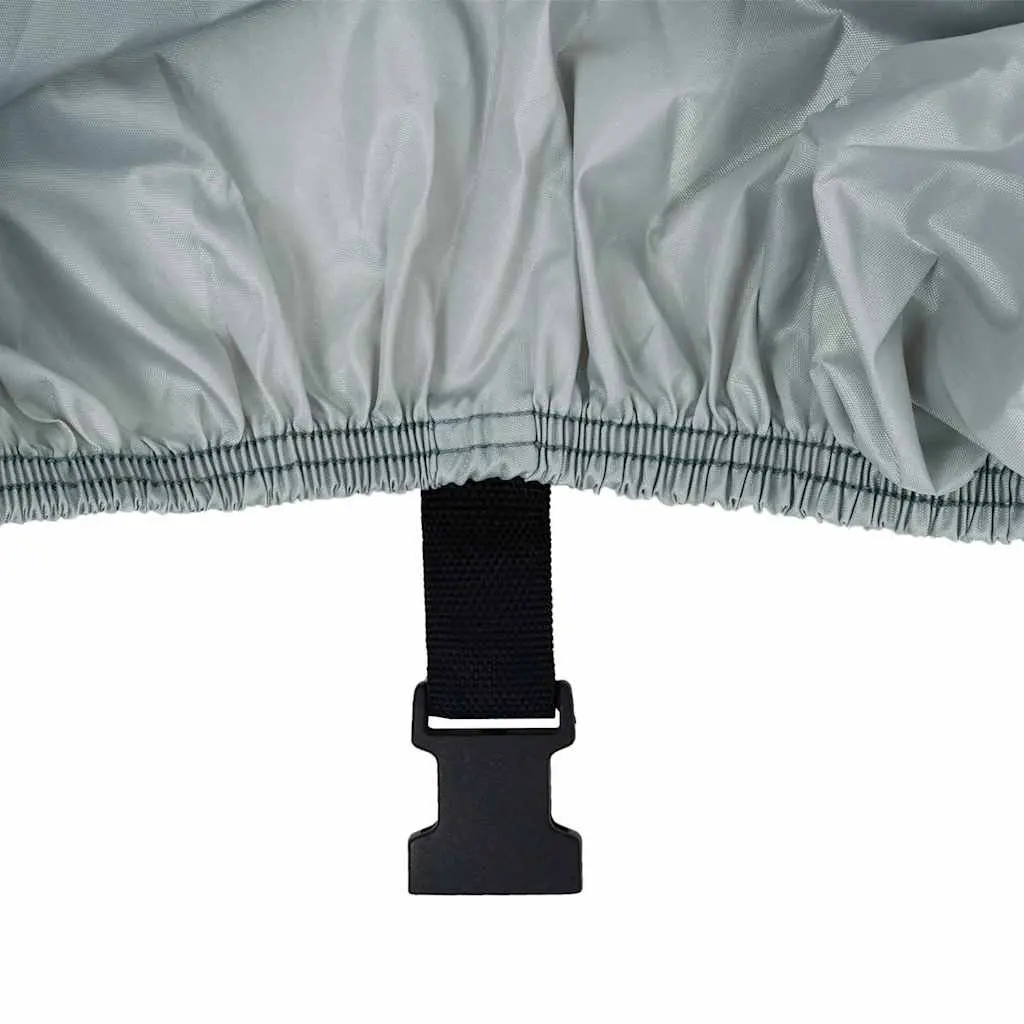 Boat Cover Polyester 610-671cm Grey Heavy Duty Water Repellent