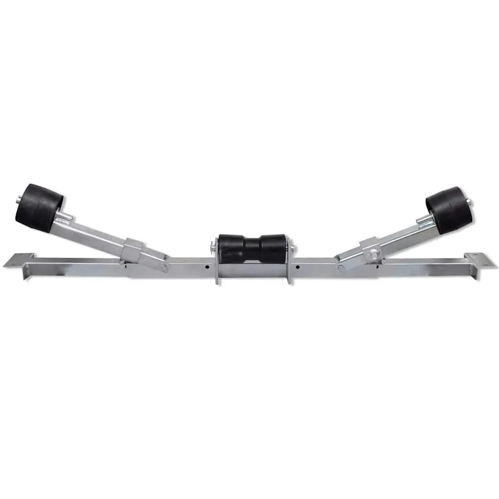 Boat Trailer Support Bracket with Keel Rollers