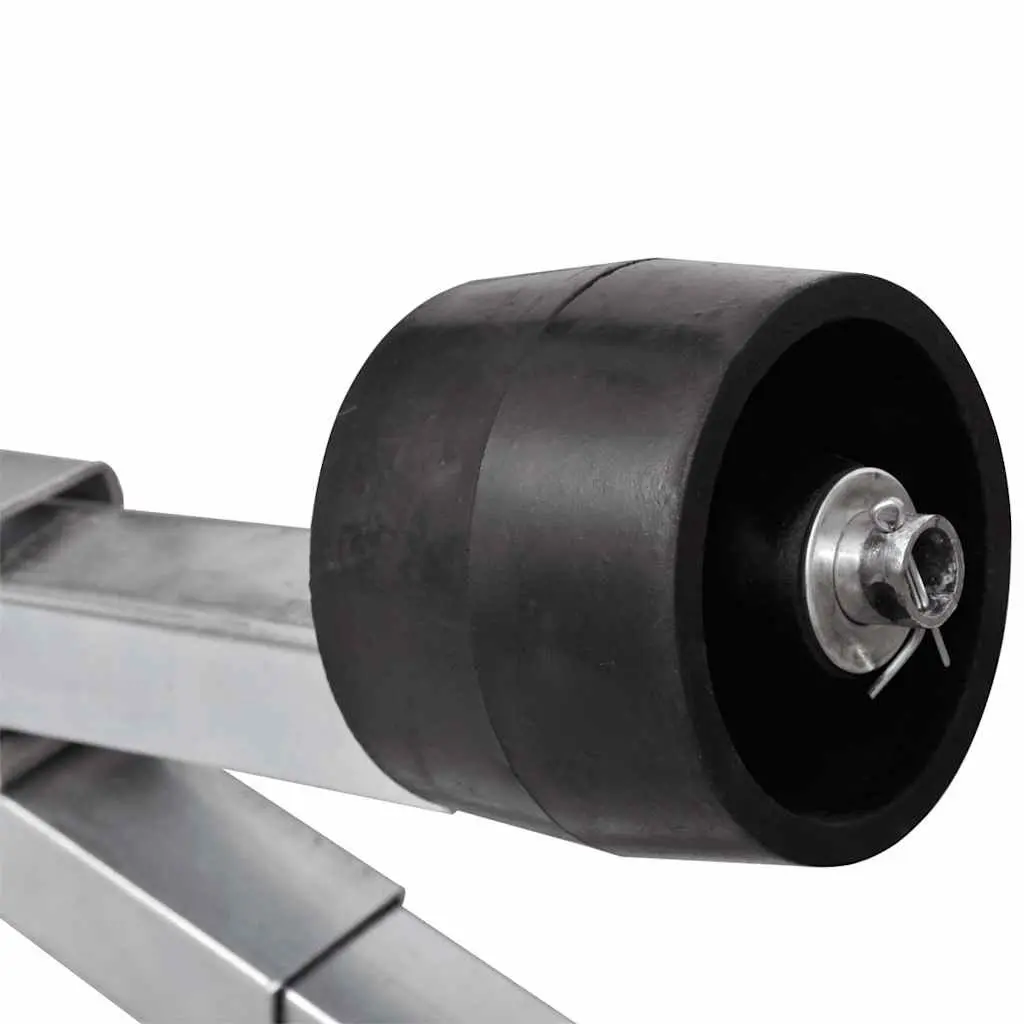 Boat Trailer Support Bracket with Keel Rollers