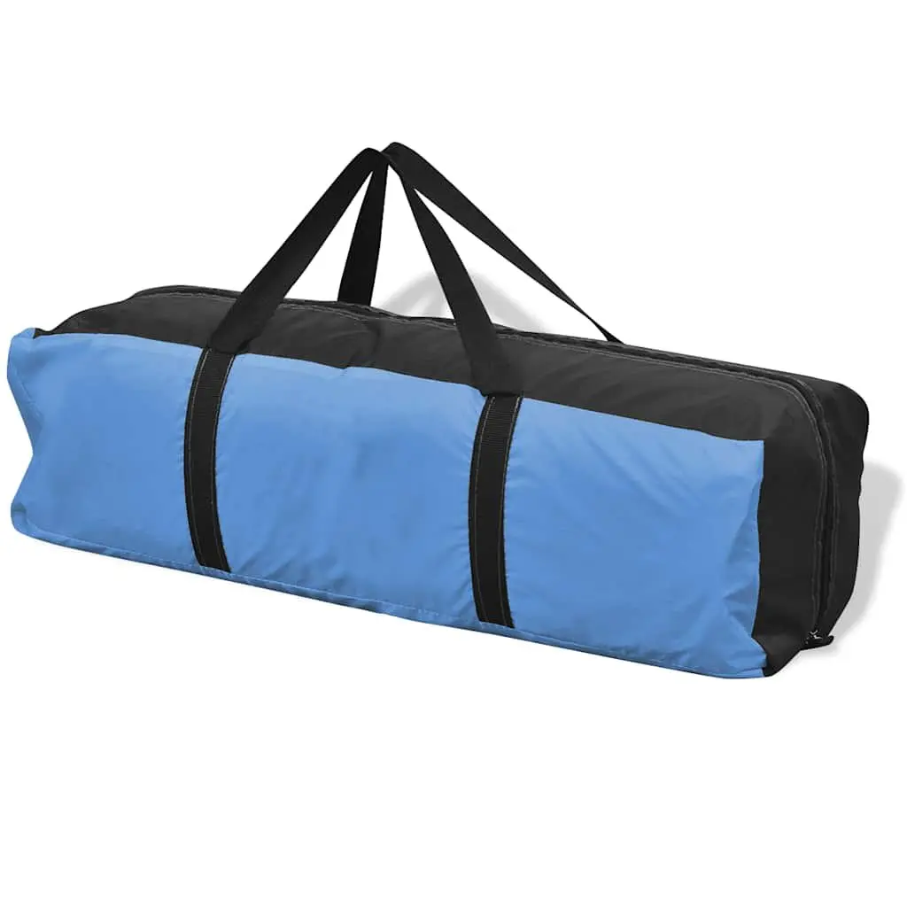 4-Person Blue Tipi Tent for Camping Adventures