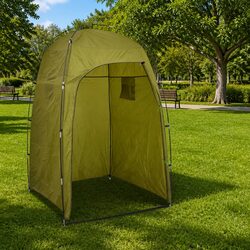 Durable Green Portable Shower Privacy Tent for Camping