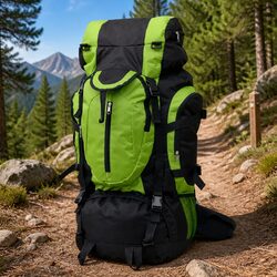 75L XXL Outdoor Backpack with Durable Features Green
