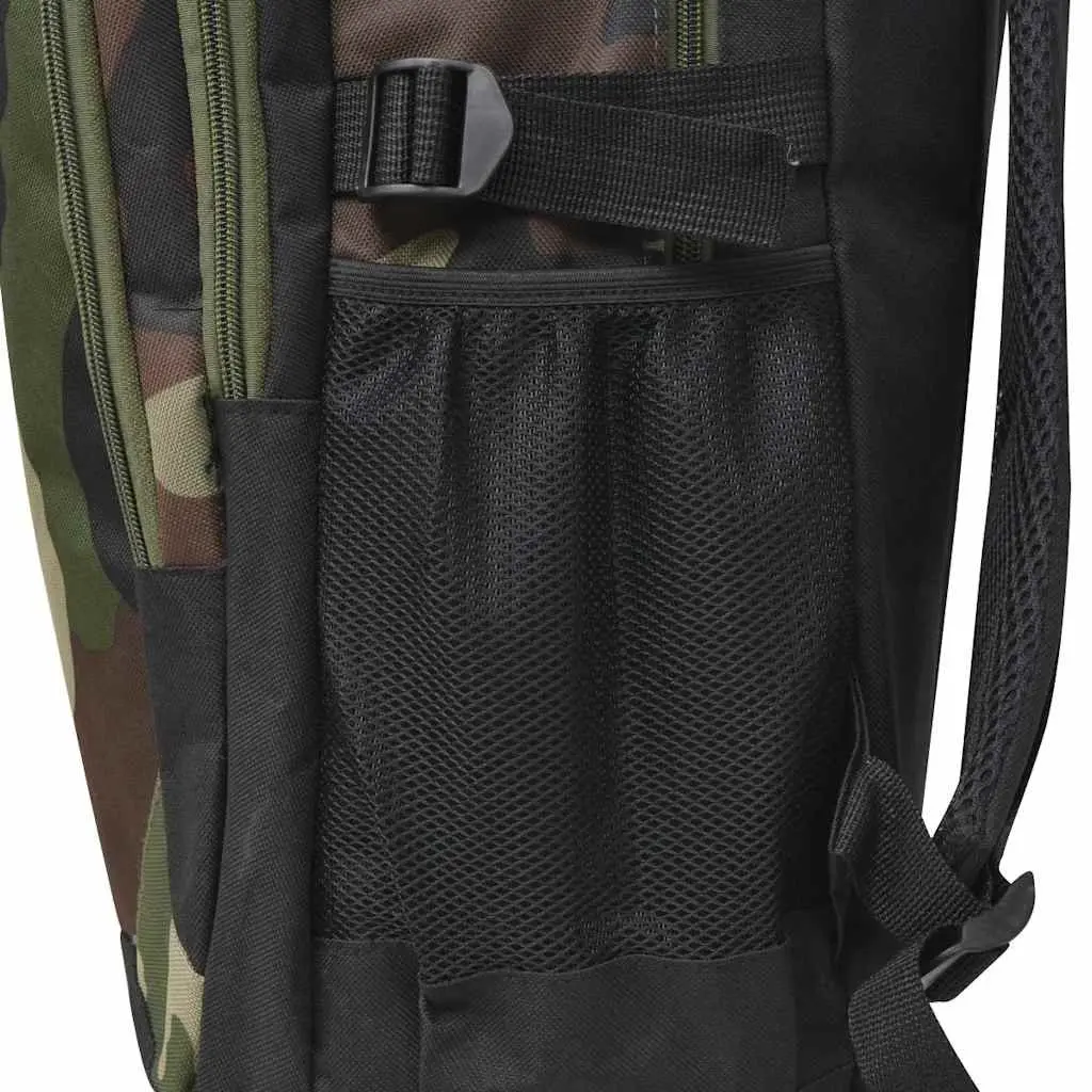 Backpack Coated 600D Polyester 40L Multicolour Large Capacity Daypack with Compartments