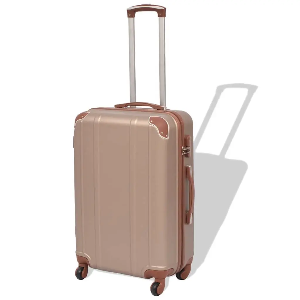 Pink Four-Piece Hardcase Trolley Luggage Set