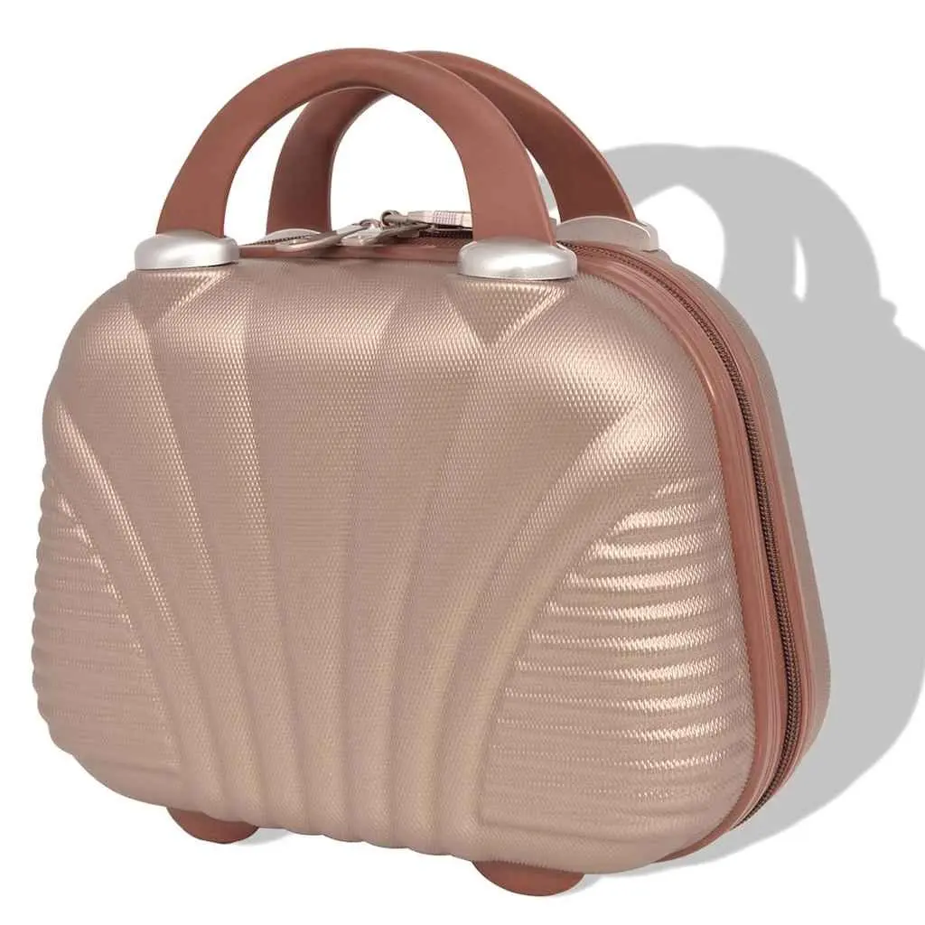 Pink Four-Piece Hardcase Trolley Luggage Set