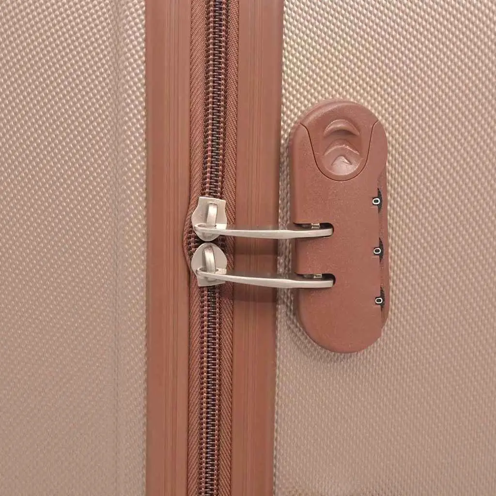 Pink Four-Piece Hardcase Trolley Luggage Set
