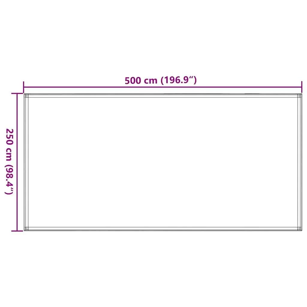 Tent Carpet High-density Polyethylene 250x500 cm Anthracite