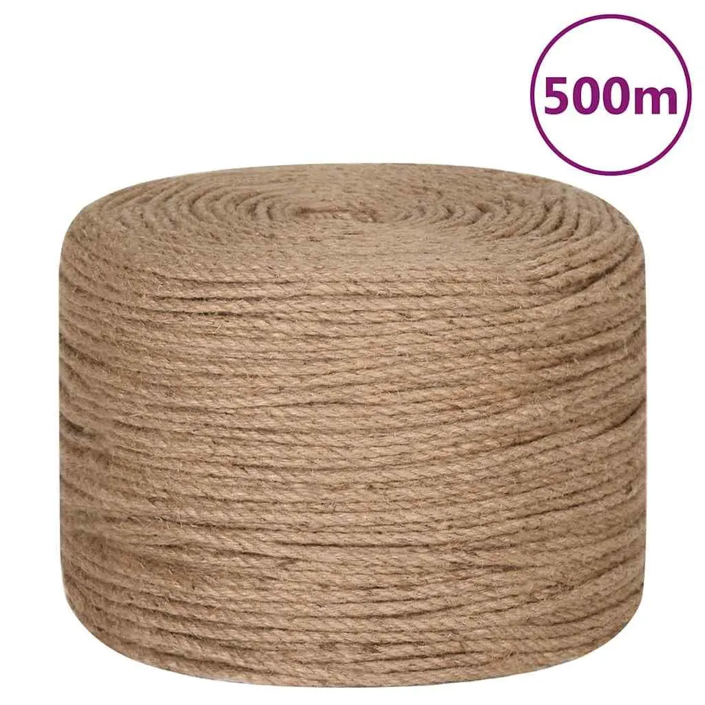 Jute Rope 6mm 500m Brown