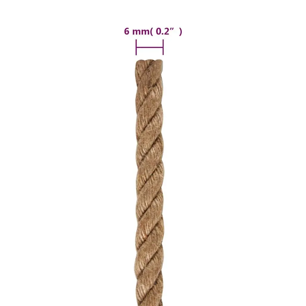 Jute Rope 6mm 500m Brown