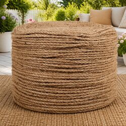 Natural Jute Rope 8mm 500m Brown Garden Decking Handrail Plant Support Hardware