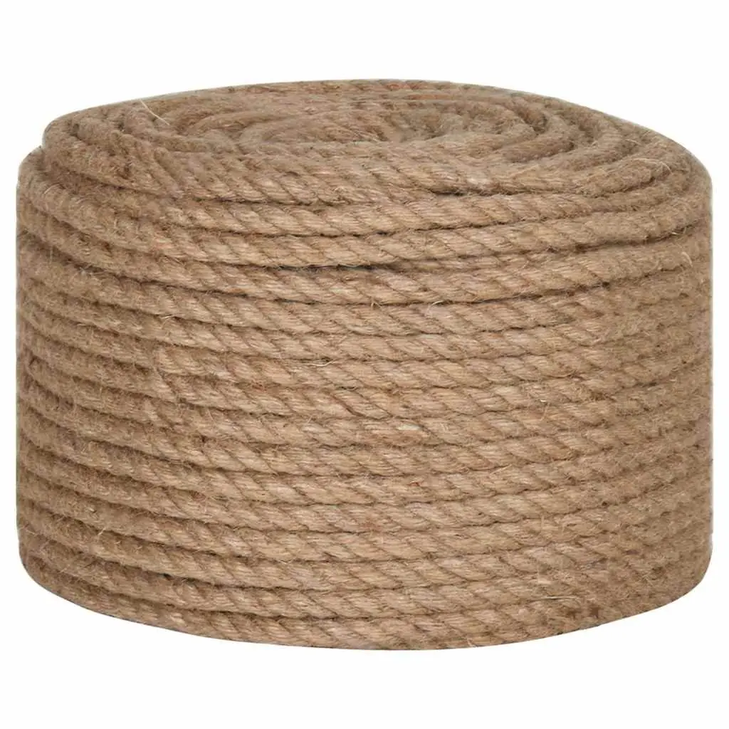10mm Jute Rope 100m Brown Natural Cord