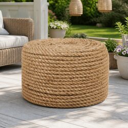 Durable 12mm Natural Jute Rope 100m Coil for Versatile Use