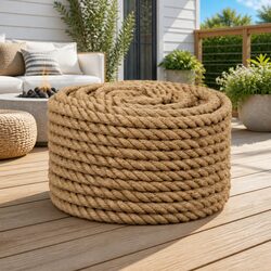 Durable 20mm Jute Rope 50m for Garden and Agriculture