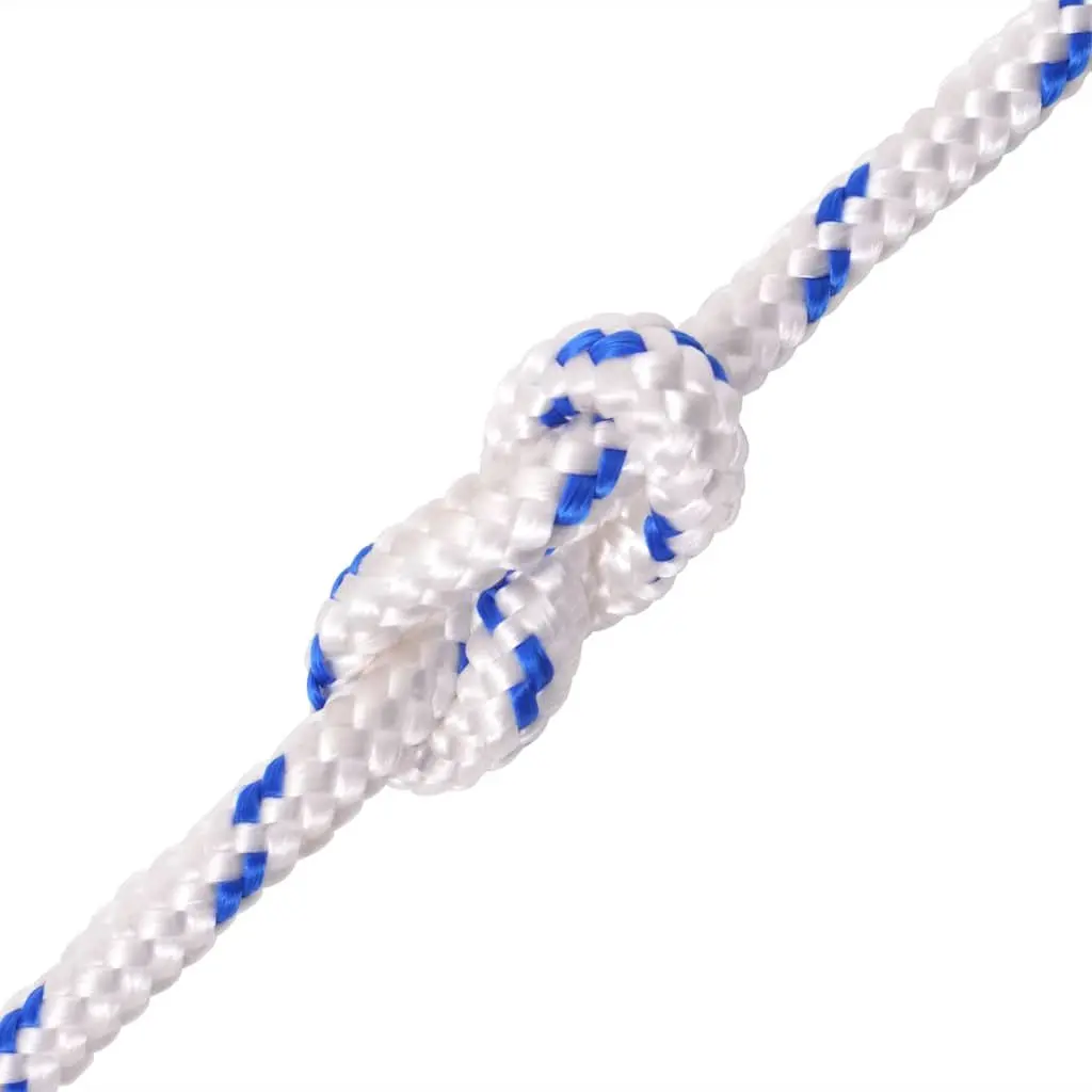 10mm 50m White Polypropylene Marine Rope for Boating
