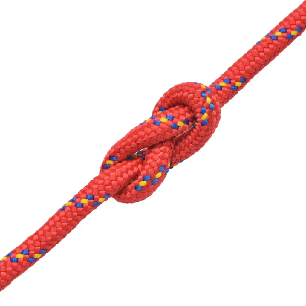 10mm Polypropylene Marine Rope 50m Red