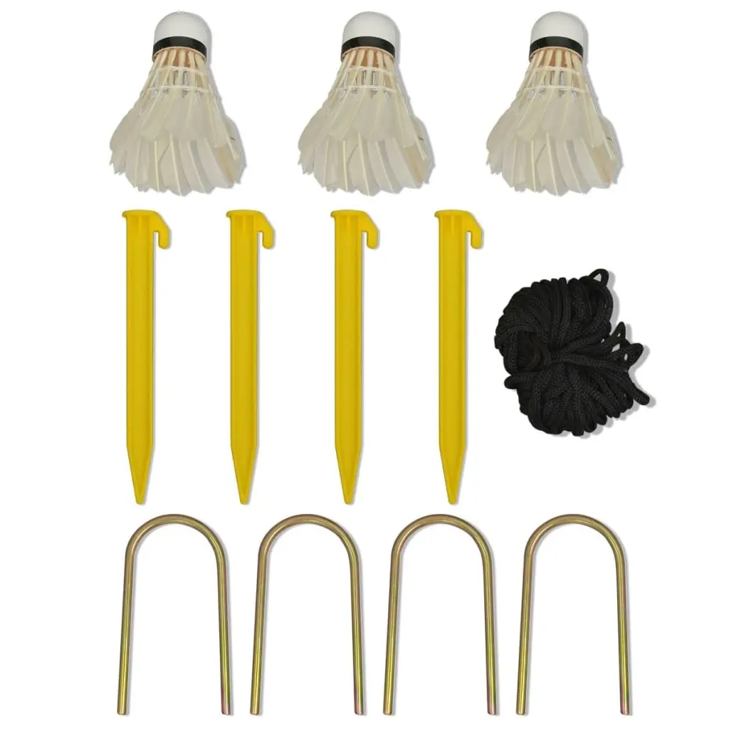 Badminton Net Set with Shuttlecocks for Outdoor Fun