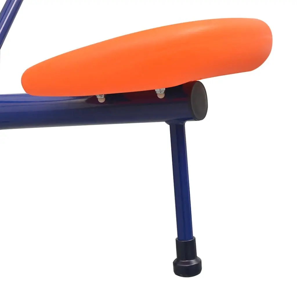 Seesaw Steel Plastic 360-Degree Rotating Orange Outdoor Playground Equipment