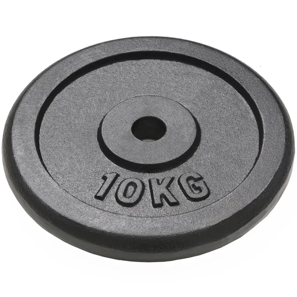 Cast Iron Weight Plates Set 4 Pieces 10kg 5kg