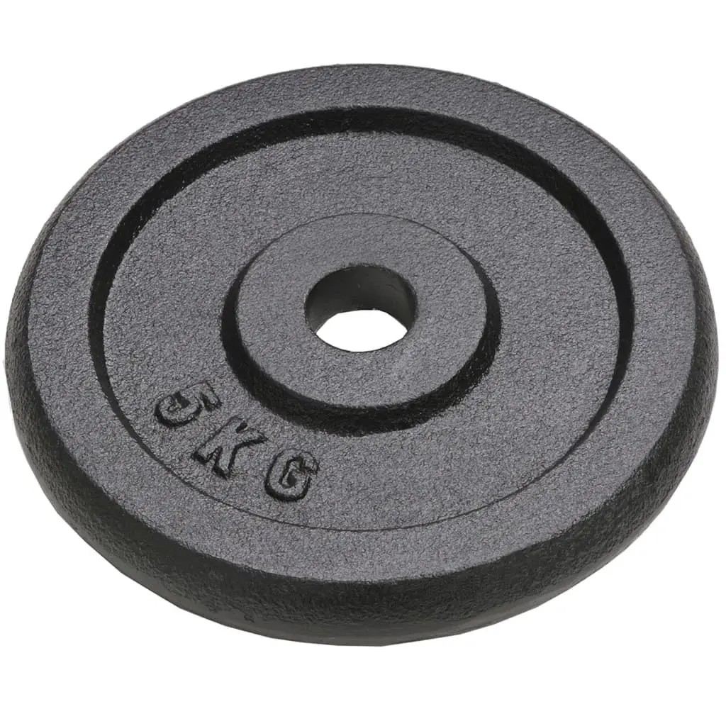 Cast Iron Weight Plates Set 4 Pieces 10kg 5kg
