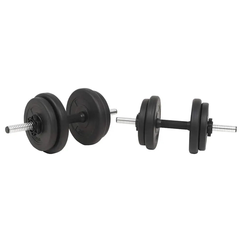 Barbell and Dumbbell Set Cement 30kg Black