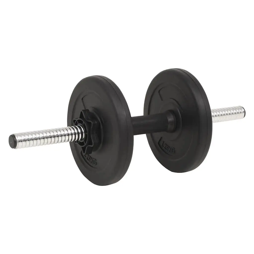 Barbell and Dumbbell Set Cement 30kg Black