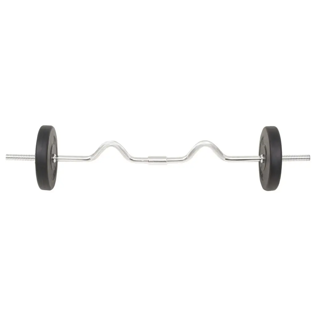 Barbell and Dumbbell Set Cement 30kg Black
