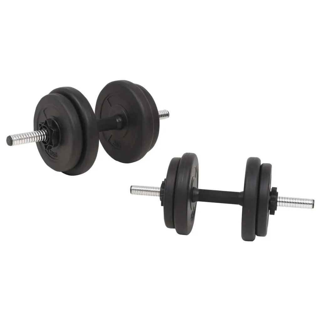 Barbell and Dumbbell Set Cement 30kg Black