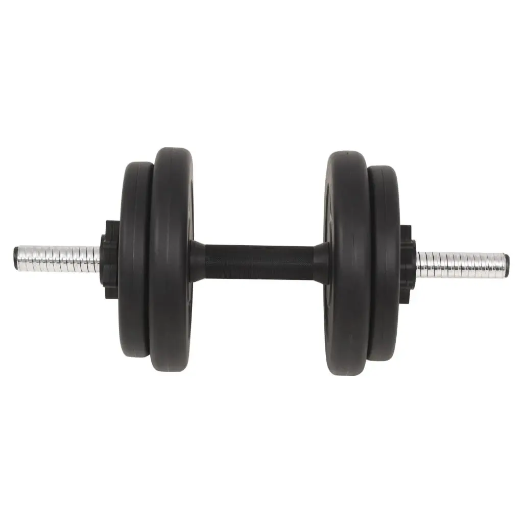 Barbell and Dumbbell Set Cement 30kg Black